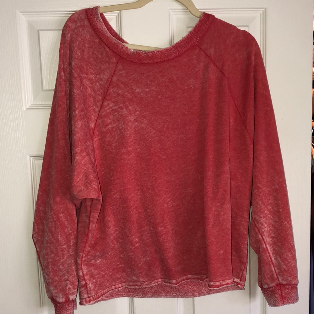 Red sweatshirt